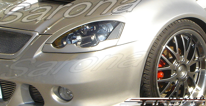 Custom Nissan Altima Eyelids  Sedan (2002 - 2004) - $79.00 (Manufacturer Sarona, Part #NS-004-EL)